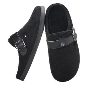 Hsyooes Women's/Men's Fuzzy Slippers Orthotic Arch Support House Shoes US 9/10